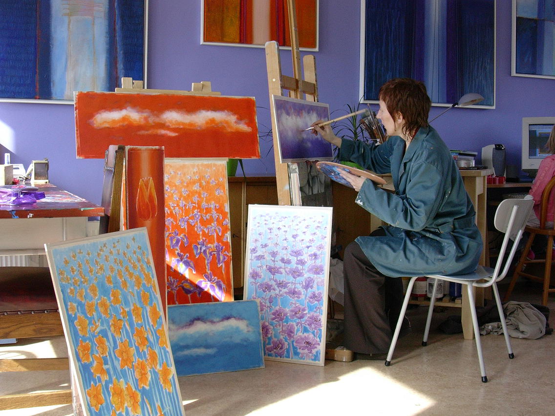 In mijn atelier